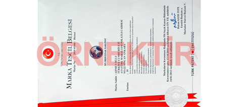 Merve Nakliyat Marka Tescil Belgesi